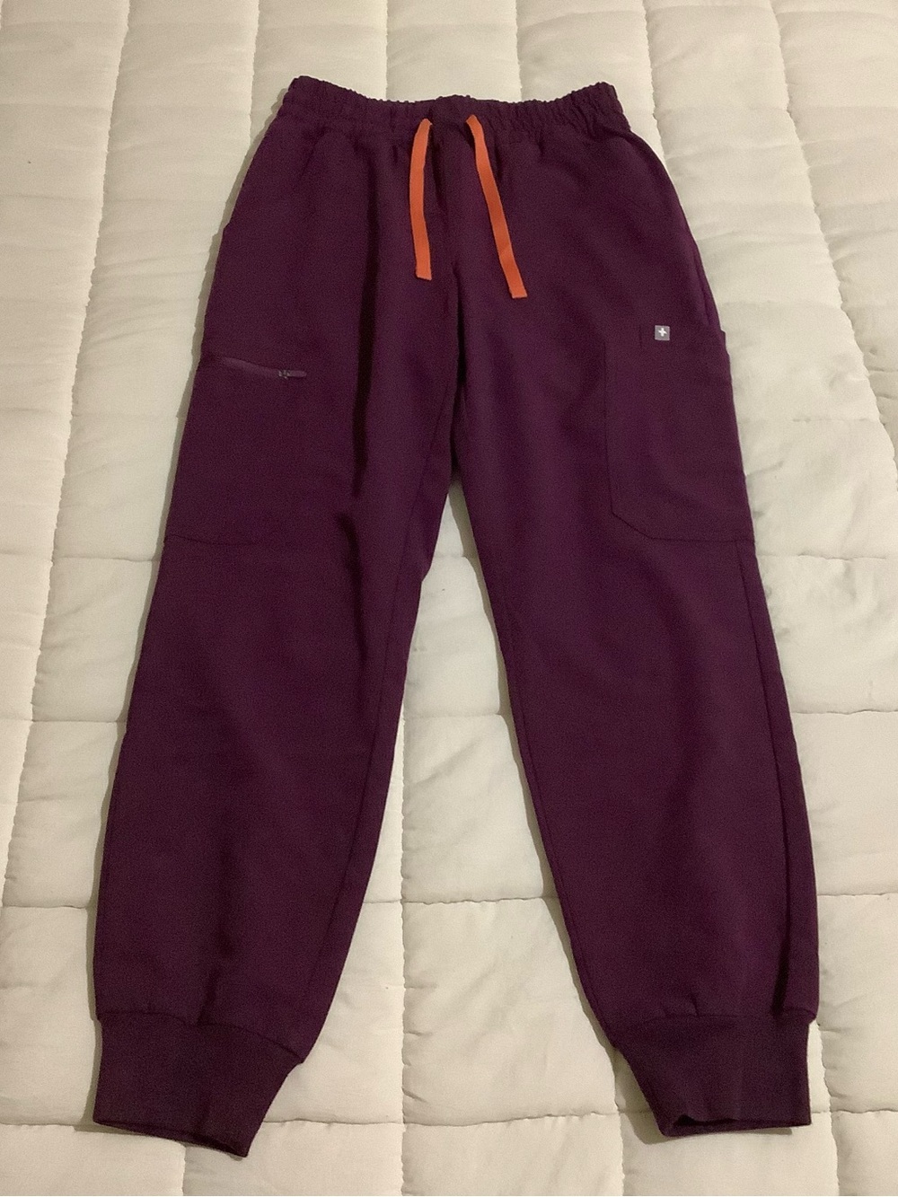 Figs Scrub Purple Uman Relaxed joggers XS Petite